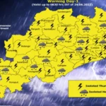 IMD issues yellow alert for heavy rainfall in these Odisha districts