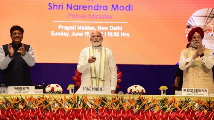 PM Modi inaugurates Pragati Maidan corridor project