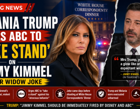 Melania Trump Slams Jimmy Kimmel Over Widow Joke After White House Dinner Shooting